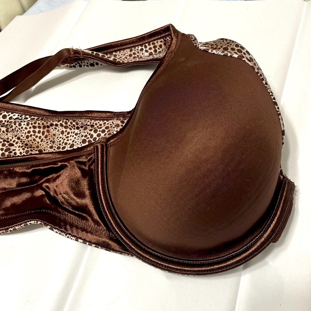 VANITY FAIR leopard print underwire bra 40C - Picture 8 of 10